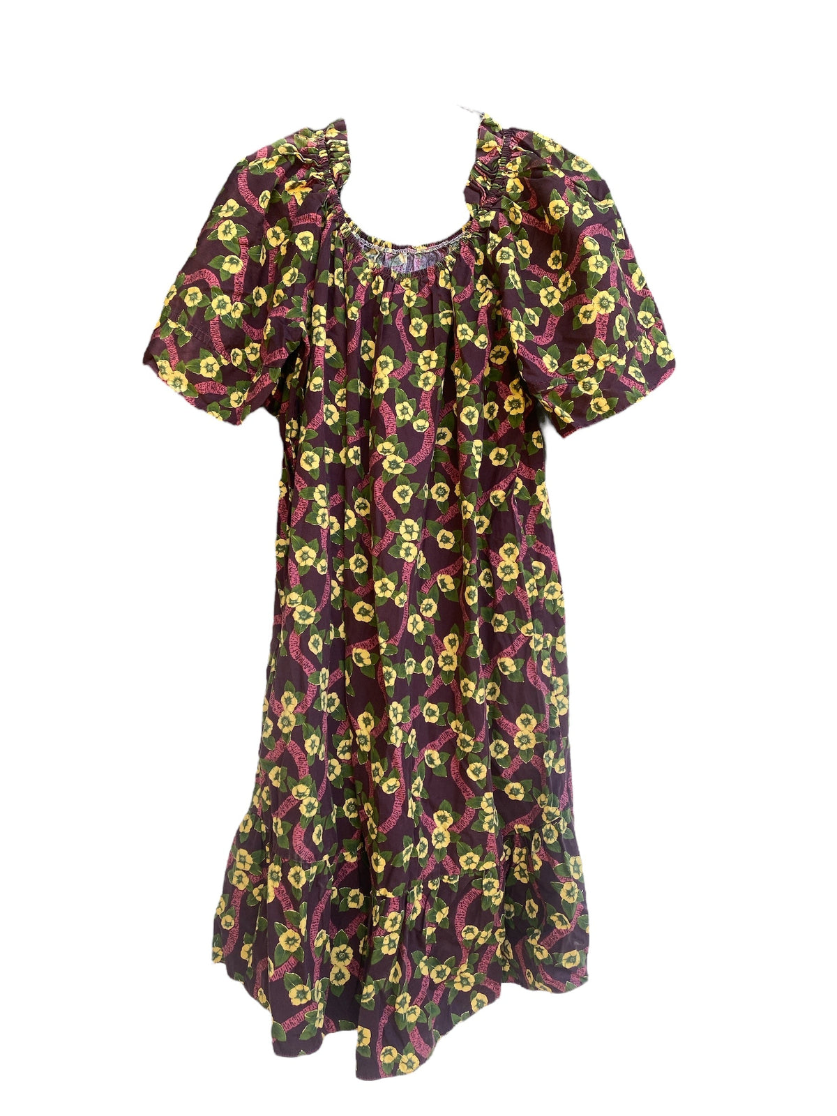 Flower Print Mini Dress