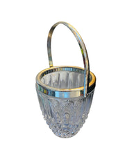 Crystal and Silver plated Ice Bucket