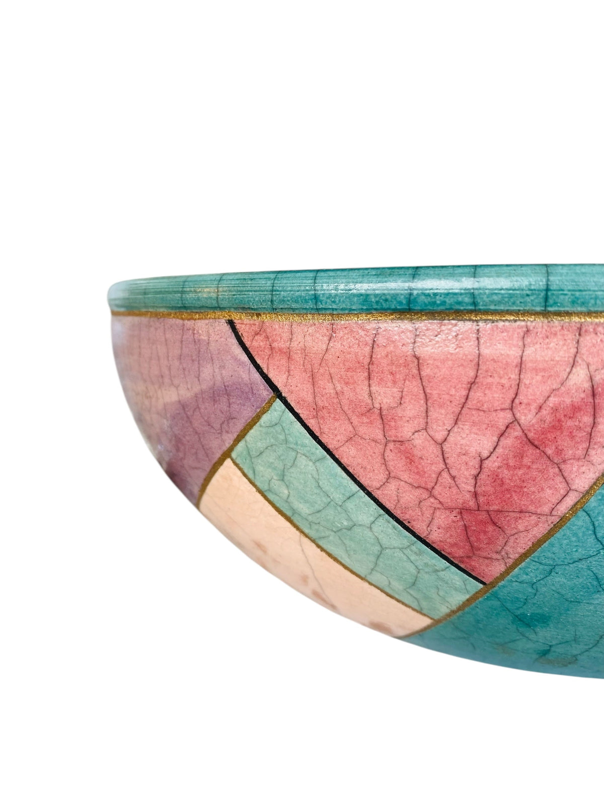 Large Raku Bowl by Mindy Brunn