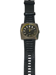 Diesel 5 Bar Watch with Yellow Accent