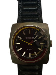Diesel 5 Bar Watch with Yellow Accent