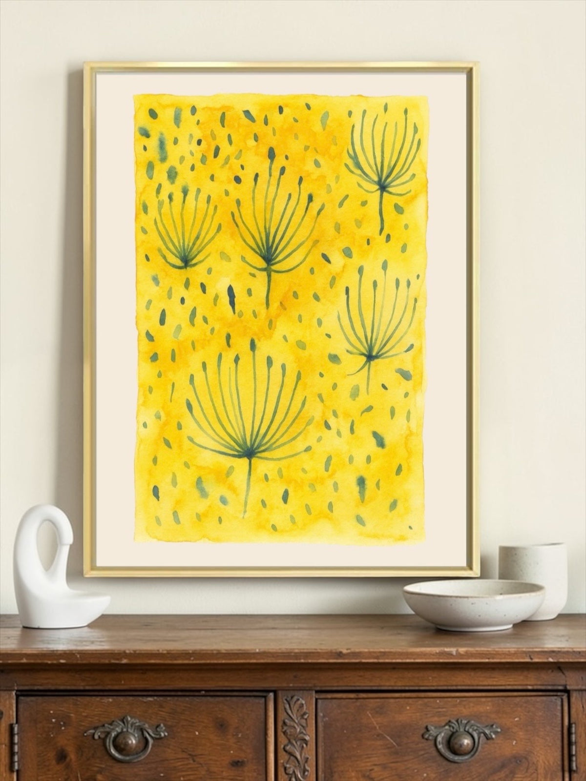 Field of Dreams in yellow