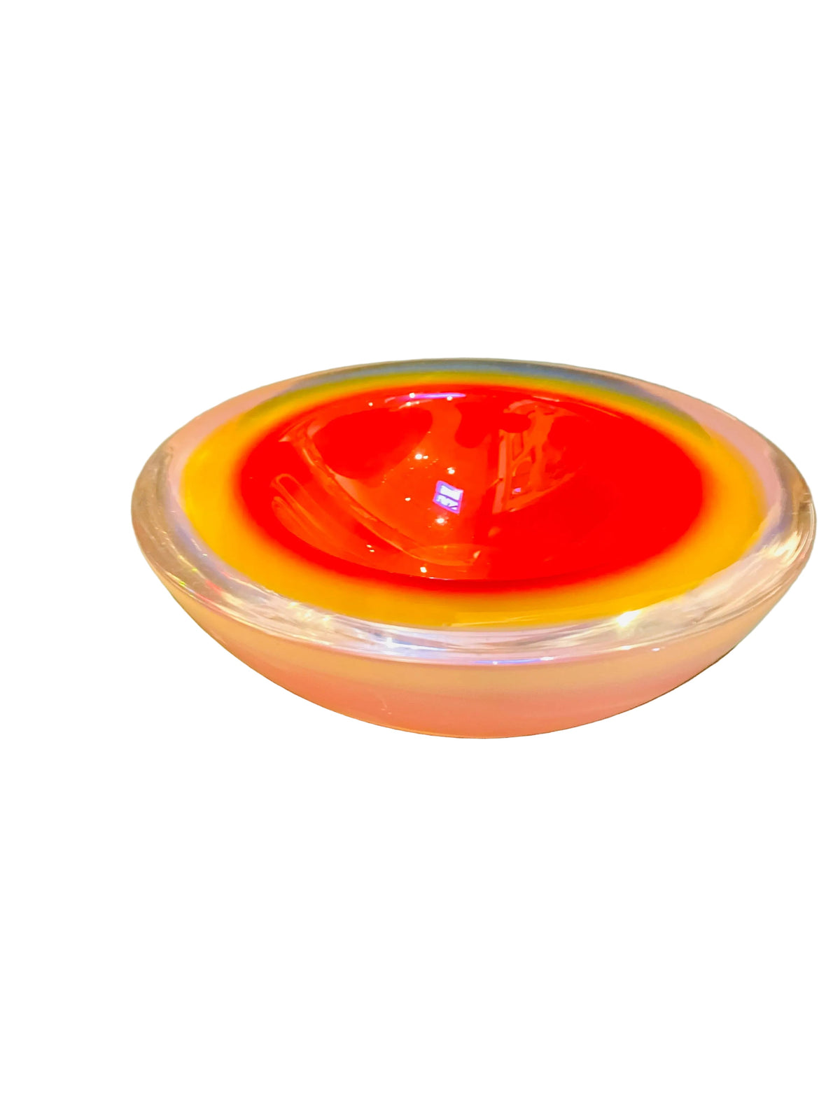 Rare Orange Yellow White Somersso Bowl