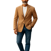 Andrew Fezza Camel Hair Sports Jacket
