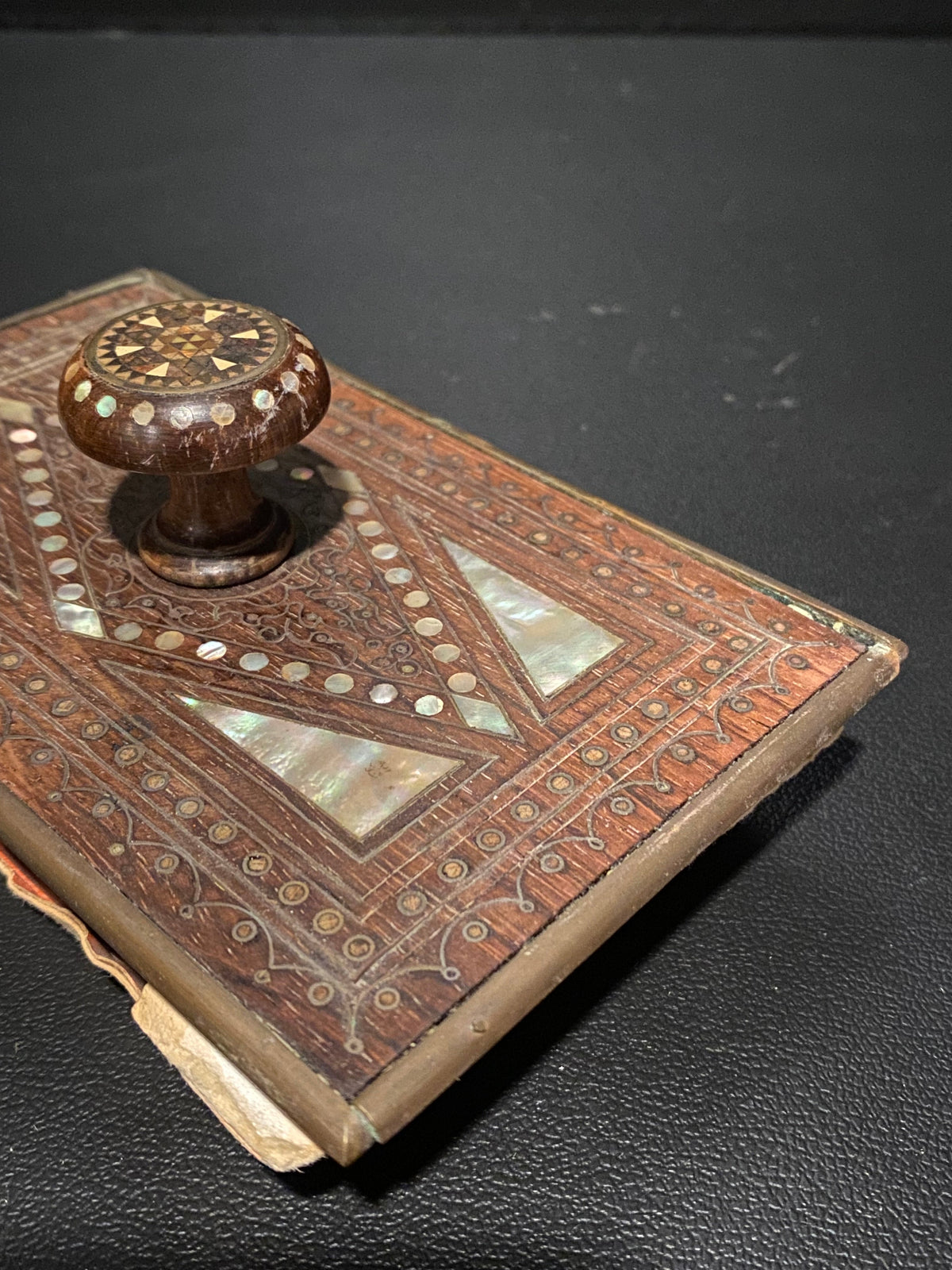 Antique Mother of Pearl Inlay Blotter