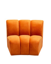 Burnt Orange Chic Circle Sofa