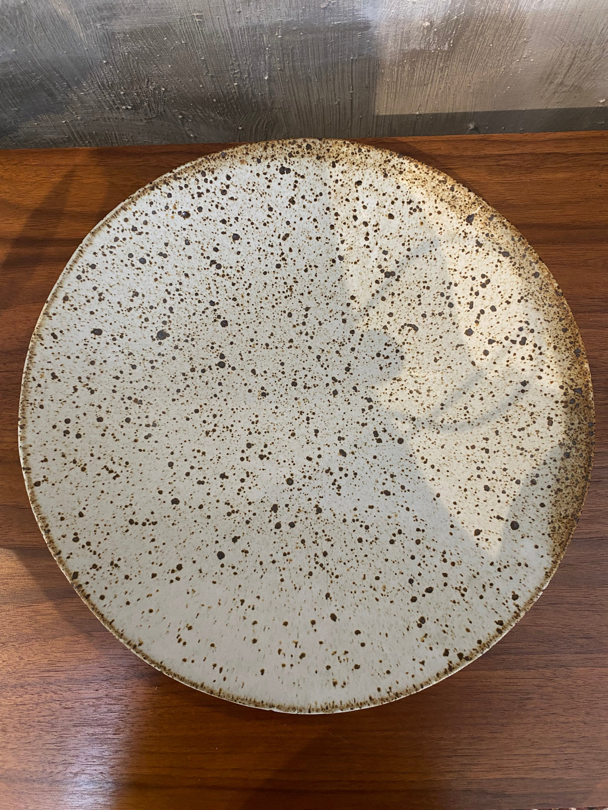 13” Diameter Speckled Shallow Bowl