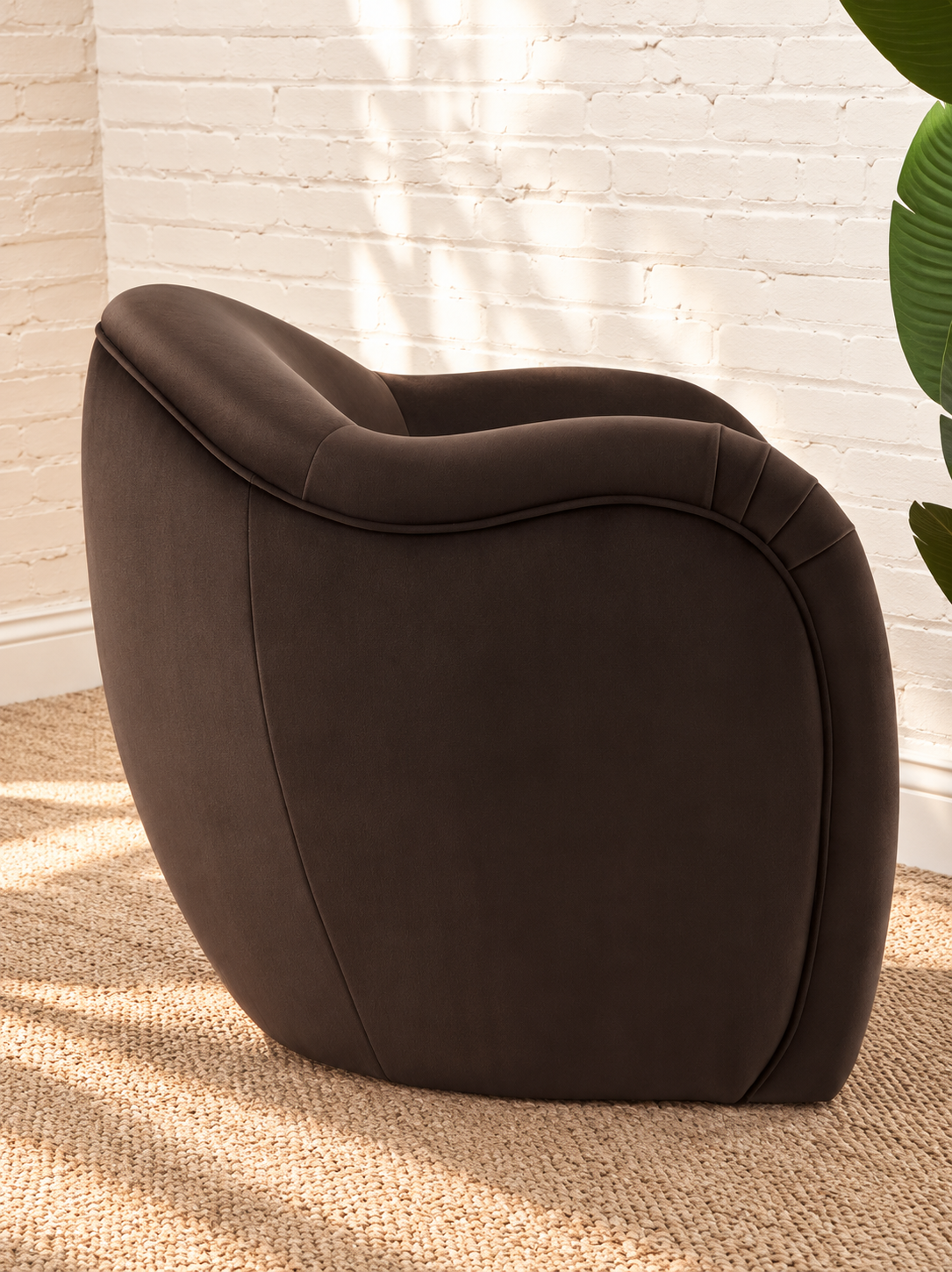 Capri Lounge Chair in Espresso