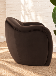 Capri Lounge Chair in Espresso