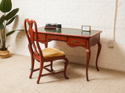 Louis XV Style Chinoiserie Writing Desk by Baker with Matching Chair