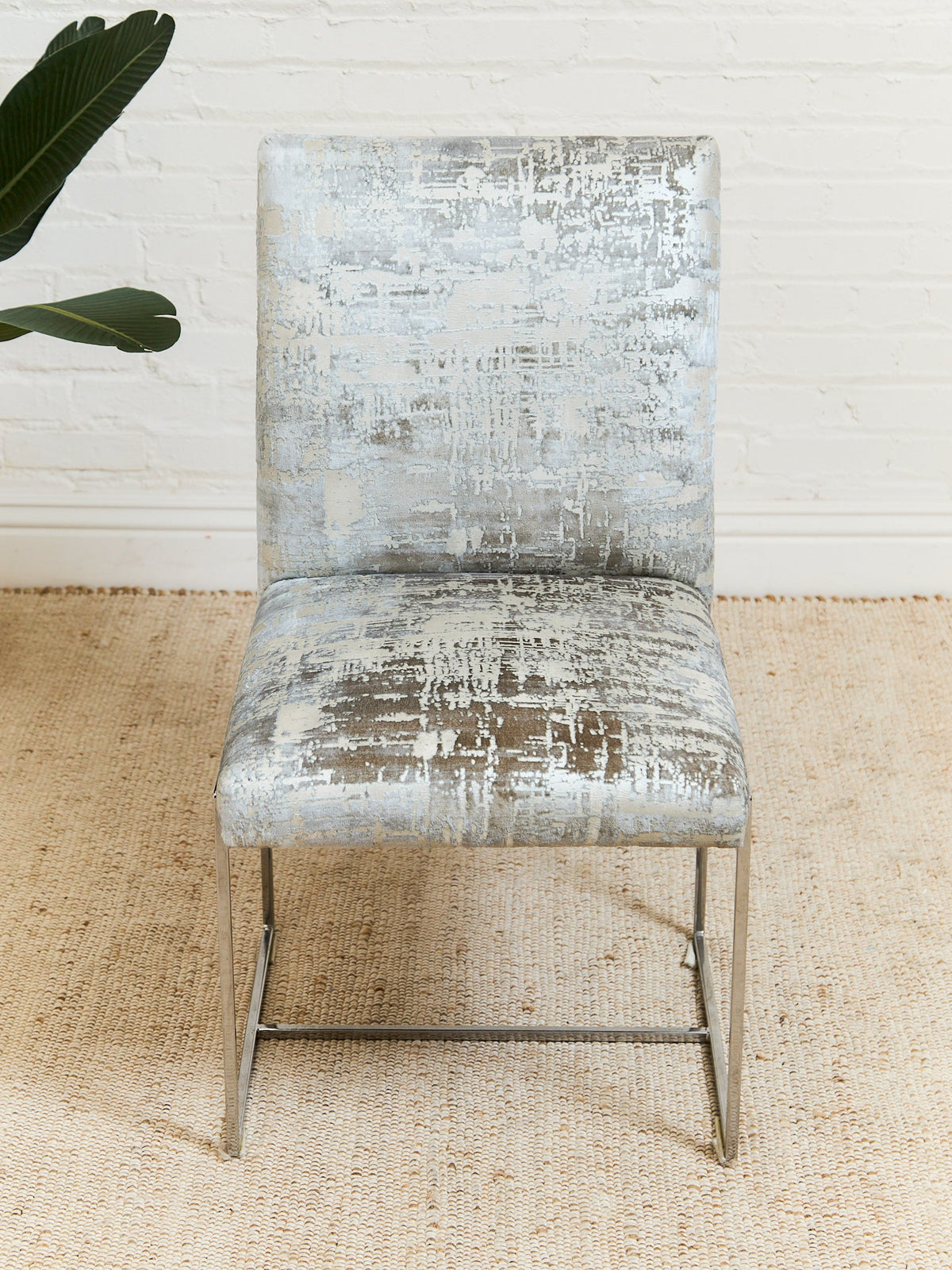 Milo Baughman Dining Chairs in Knoll Fabric set of 8