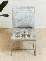 Milo Baughman Dining Chairs in Knoll Fabric set of 8