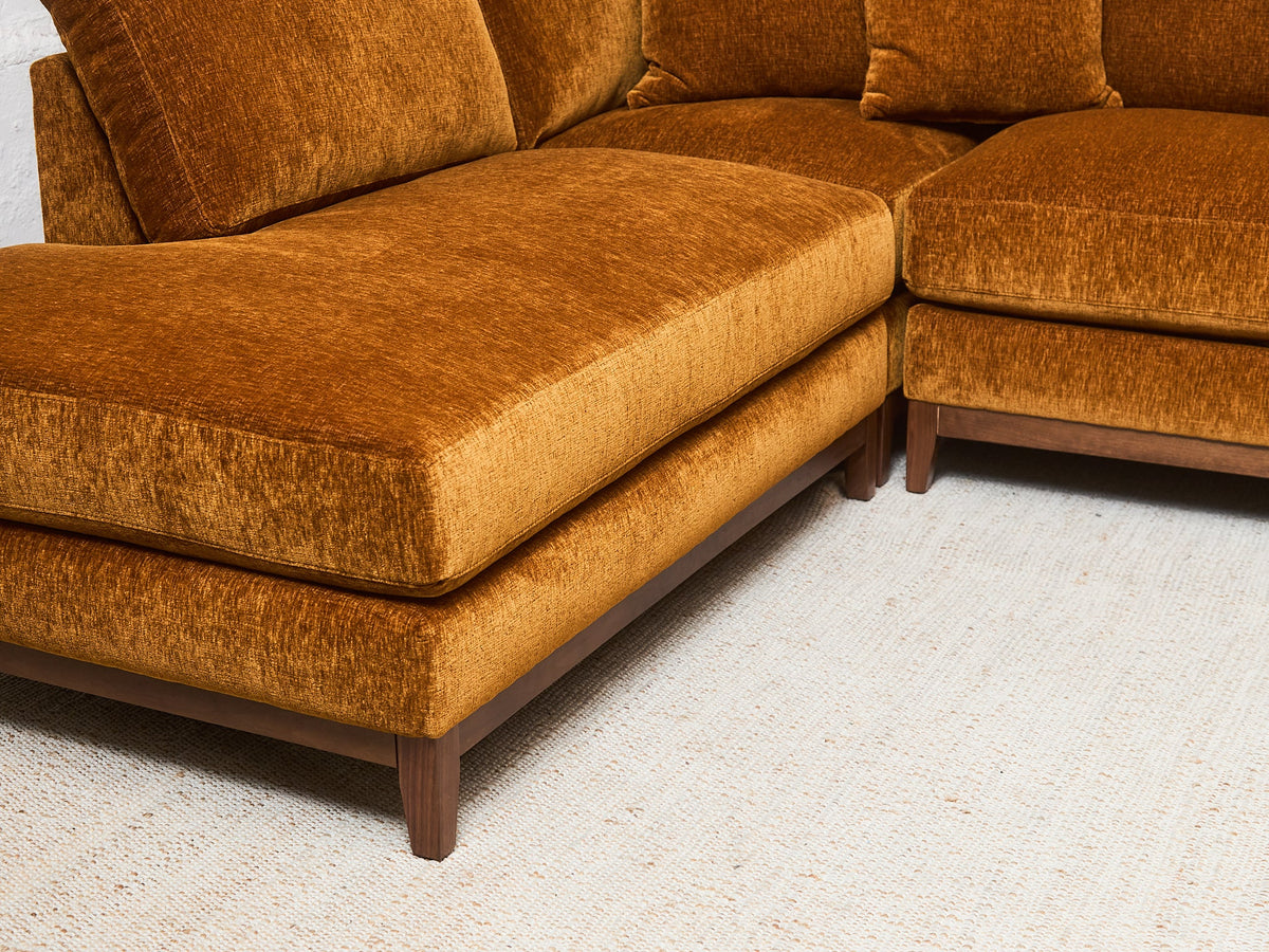 Lisette 3 Piece Double Bumper in Thriller Amber