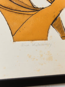 Large Embeded Rusty Geometric Abstract by Eva Koloswary
