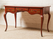 Louis XV Style Chinoiserie Writing Desk by Baker with Matching Chair