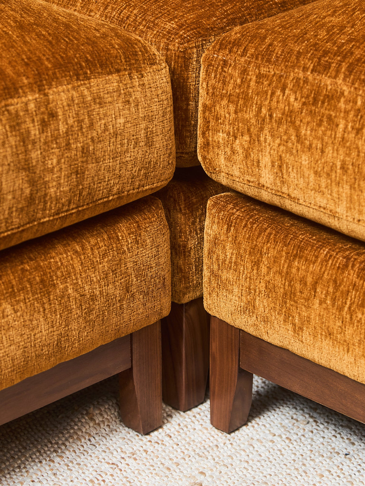 Lisette 3 Piece Double Bumper in Thriller Amber