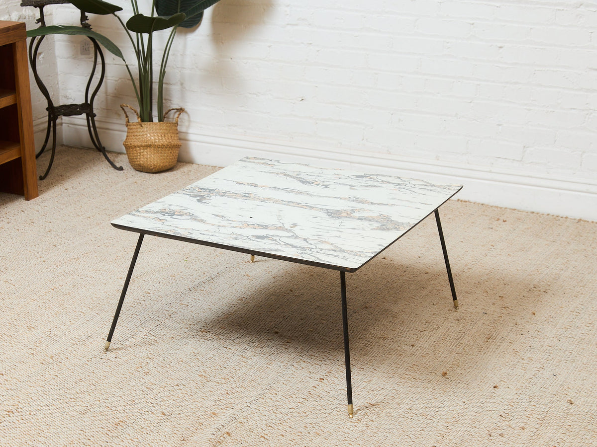 Faux Marble 1960’s Coffee Table