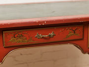 Louis XV Style Chinoiserie Writing Desk by Baker with Matching Chair