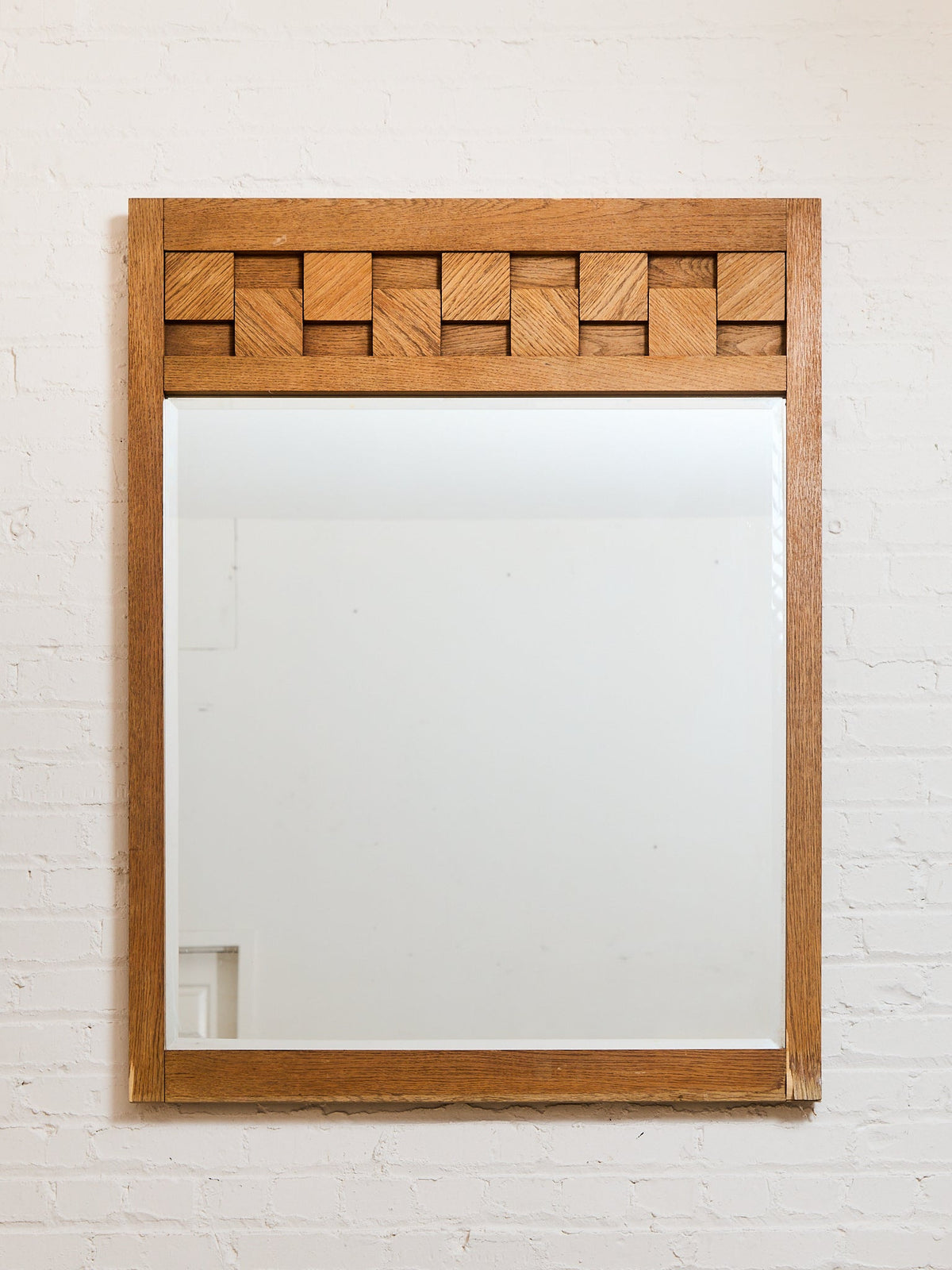Lane Basket Weave Mirror