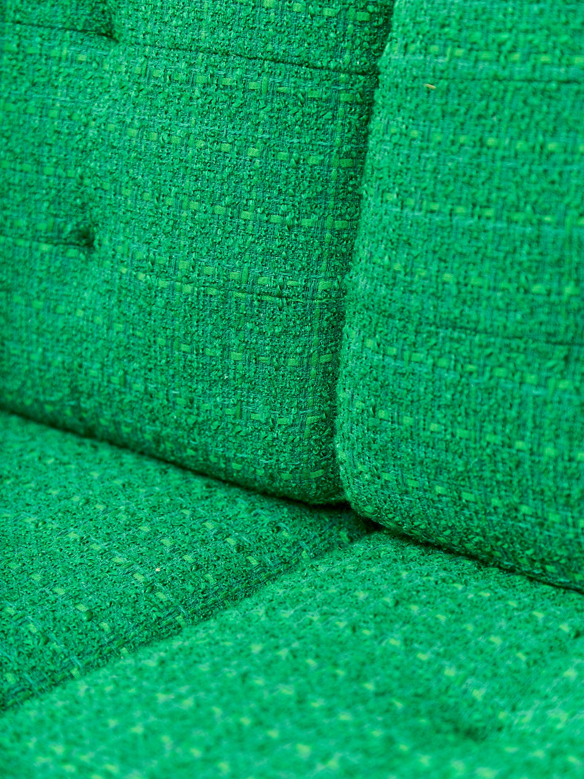 Don Sofa in Grass Green Tweed