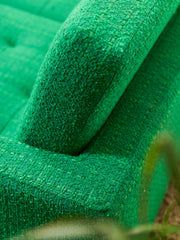 Don Sofa in Grass Green Tweed
