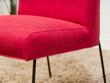 Milo Baughman for Pacific Iron in Viper Red Lounge Chair