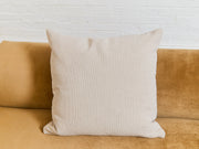 Corduroy Pillow in Groove Oat
