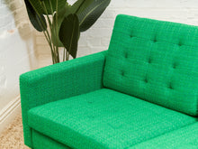 Don Sofa in Grass Green Tweed