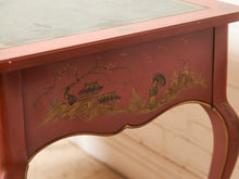 Louis XV Style Chinoiserie Writing Desk by Baker with Matching Chair
