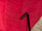 Milo Baughman for Pacific Iron in Viper Red Lounge Chair