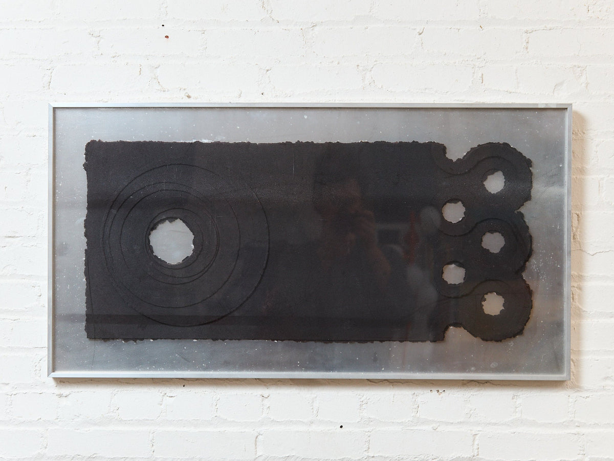 1970's Relief Sculpture Art Framed