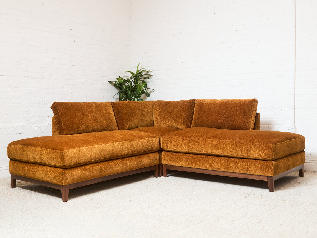 Lisette 3 Piece Double Bumper in Thriller Amber