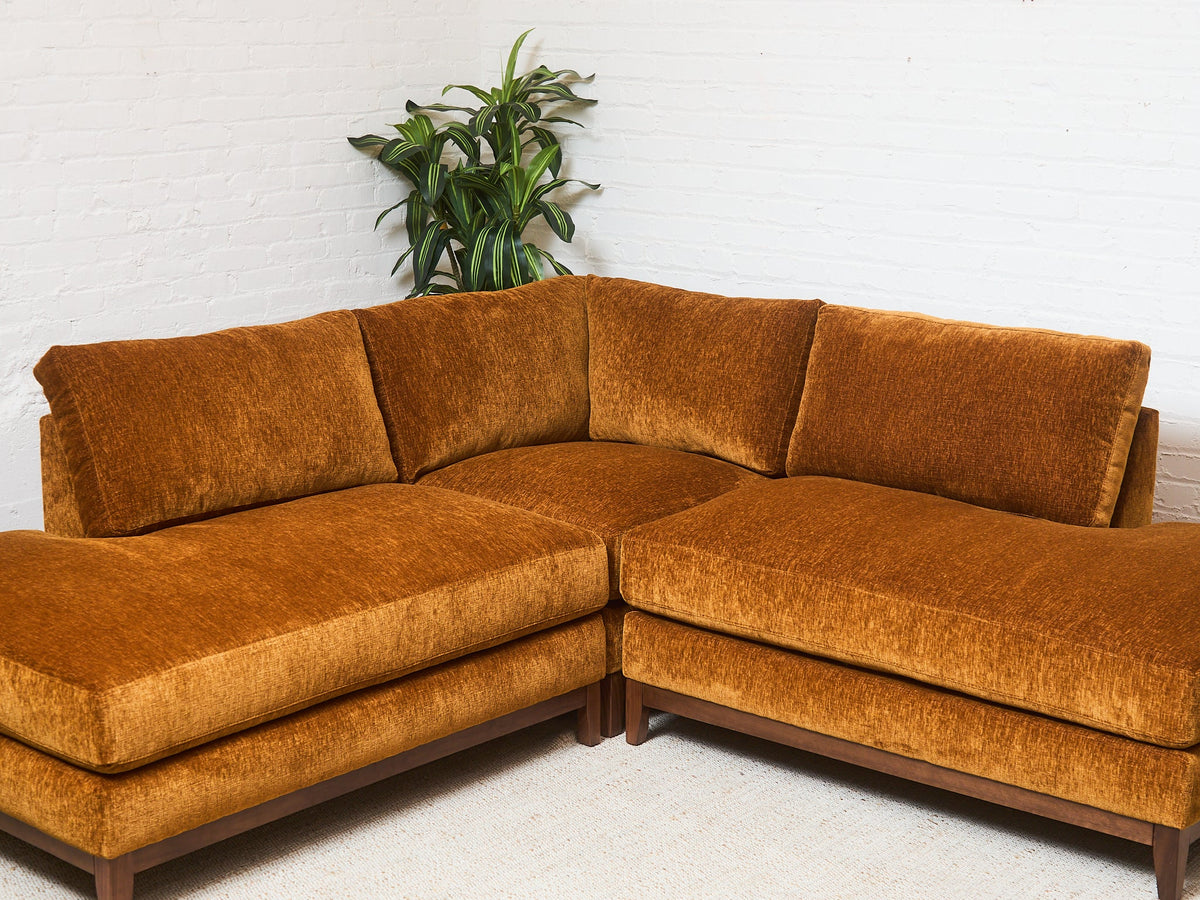 Lisette 3 Piece Double Bumper in Thriller Amber