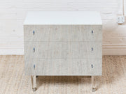 1970s Vintage Atomic Glass Dresser, 32-Inch