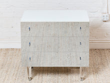 1970s Vintage Atomic Glass Dresser, 32-Inch
