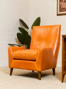 Maddox Chair in Monte Blanc Leather
