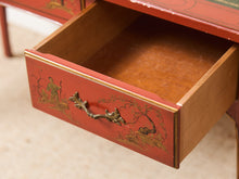 Louis XV Style Chinoiserie Writing Desk by Baker with Matching Chair