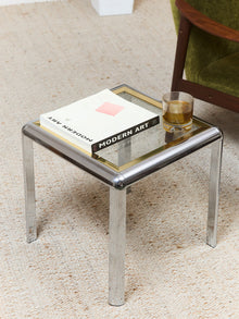 Paul Evans Chrome End Table