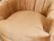 Rowan Swivel Chair in Maya Caramel Fabric