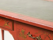 Louis XV Style Chinoiserie Writing Desk by Baker with Matching Chair