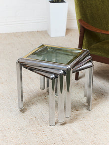 Paul Evans Chrome End Table