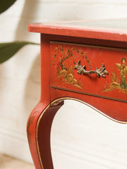 Louis XV Style Chinoiserie Writing Desk by Baker with Matching Chair