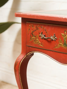 Louis XV Style Chinoiserie Writing Desk by Baker with Matching Chair