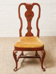 Louis XV Style Chinoiserie Writing Desk by Baker with Matching Chair