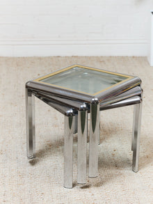 Paul Evans Chrome End Table