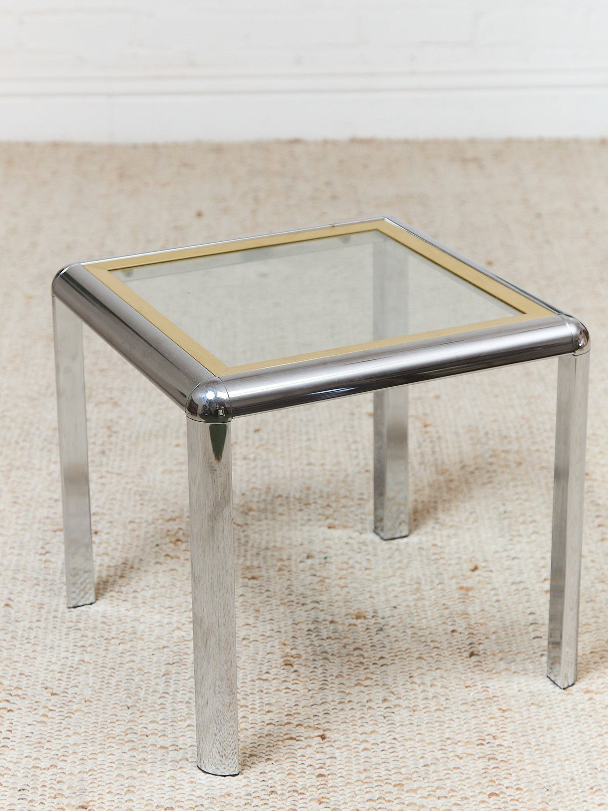 Paul Evans Chrome End Table