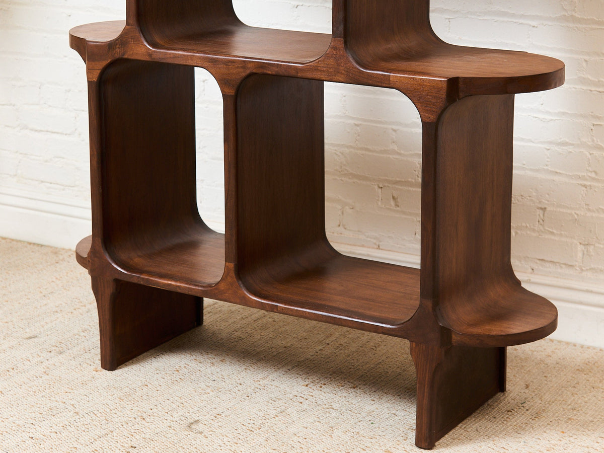 Sunbeam Exclusive Solid Walnut Atomic Shelf