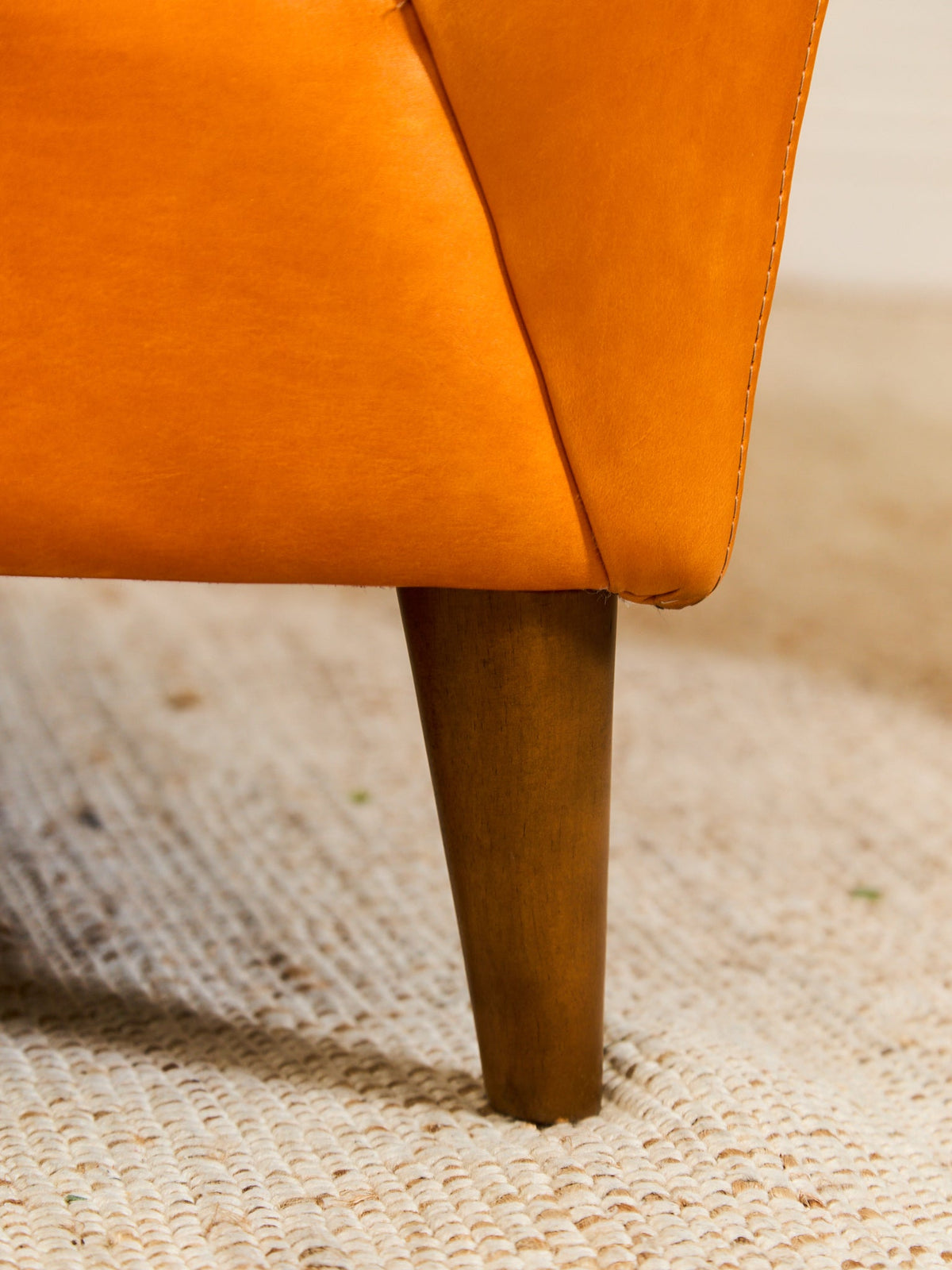 Maddox Chair in Monte Blanc Leather