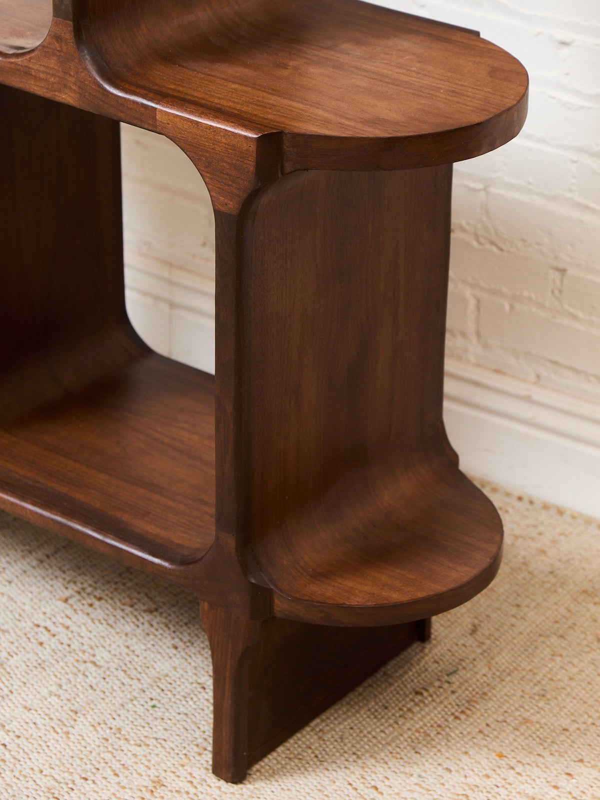 Sunbeam Exclusive Solid Walnut Atomic Shelf