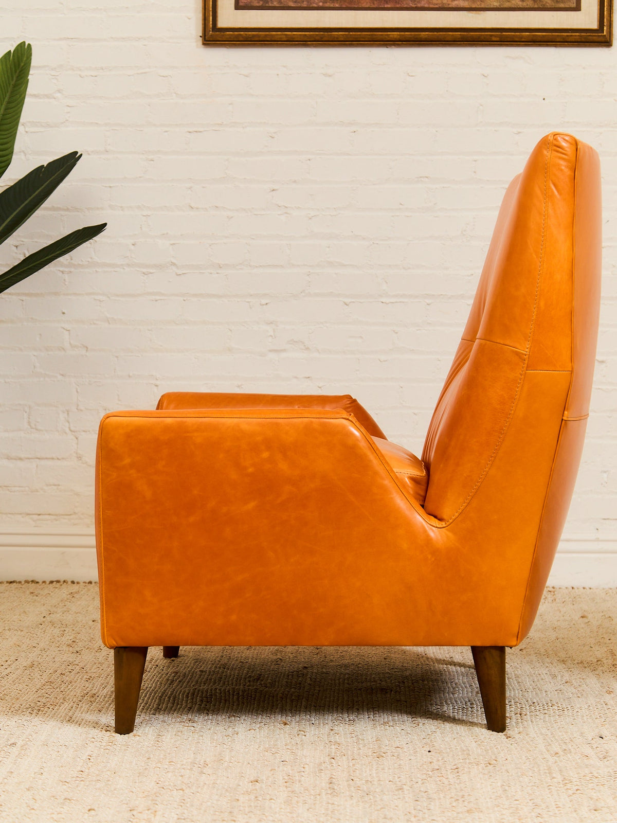 Maddox Chair in Monte Blanc Leather